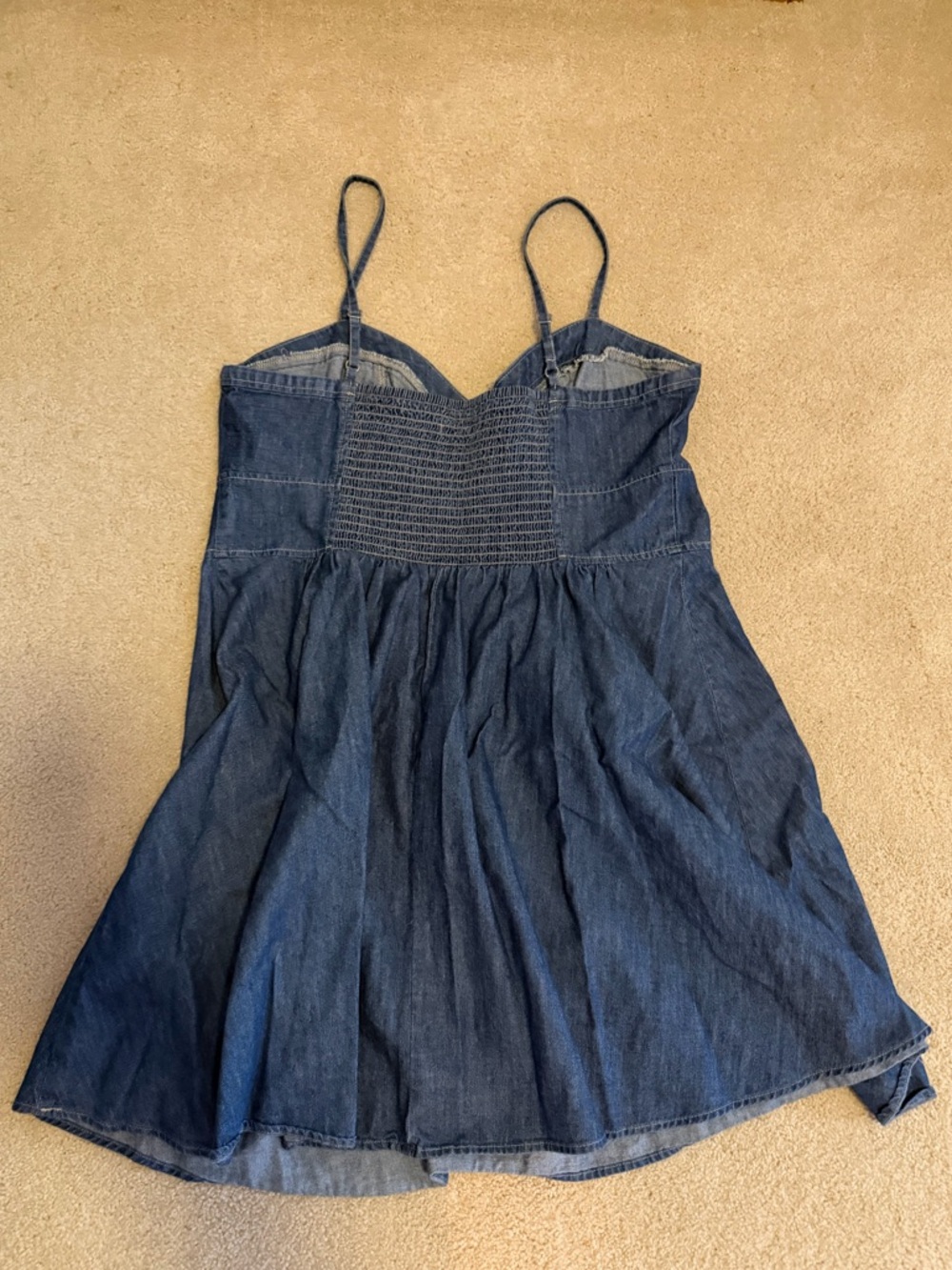 Express Blue Denim Sun Dress - Picture 2 of 3
